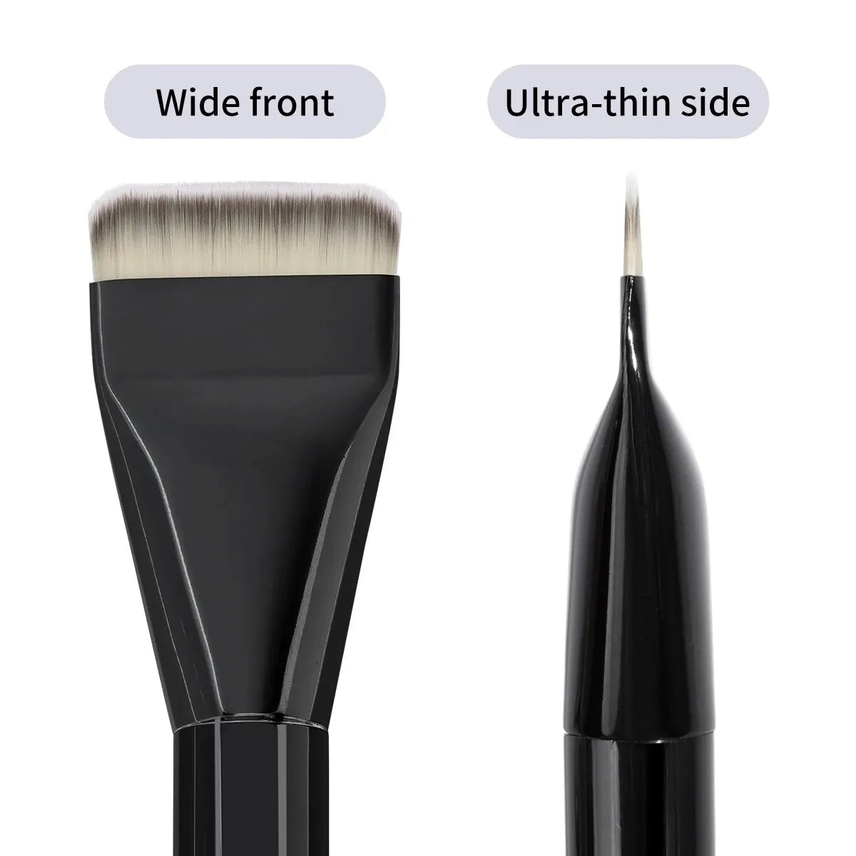 MAANGE 1PC Flat Facial Mask & Foundation Brush
