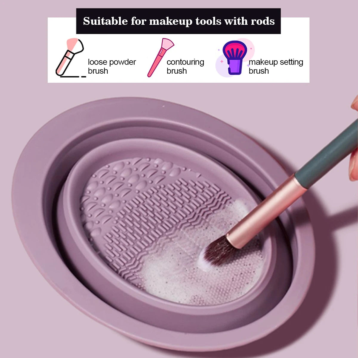 IMAGIC Pro Clean Silicone Brush Cleaner (FTL-G1039)