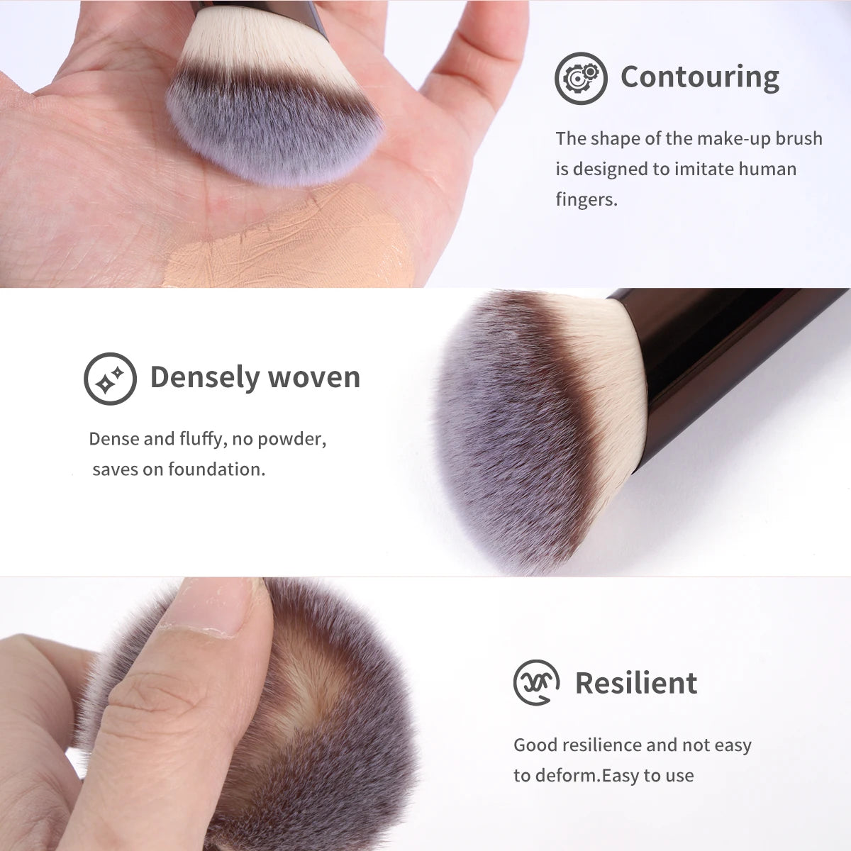 MAANGE Pro Dual-Ended 20-Piece Makeup Brush Set with Bag