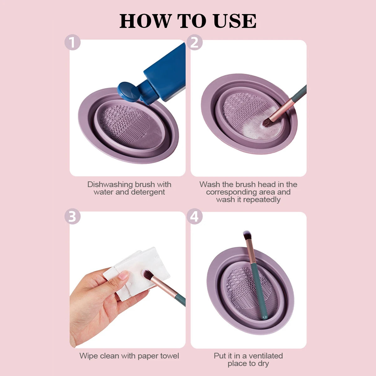IMAGIC Pro Clean Silicone Brush Cleaner (FTL-G1039)