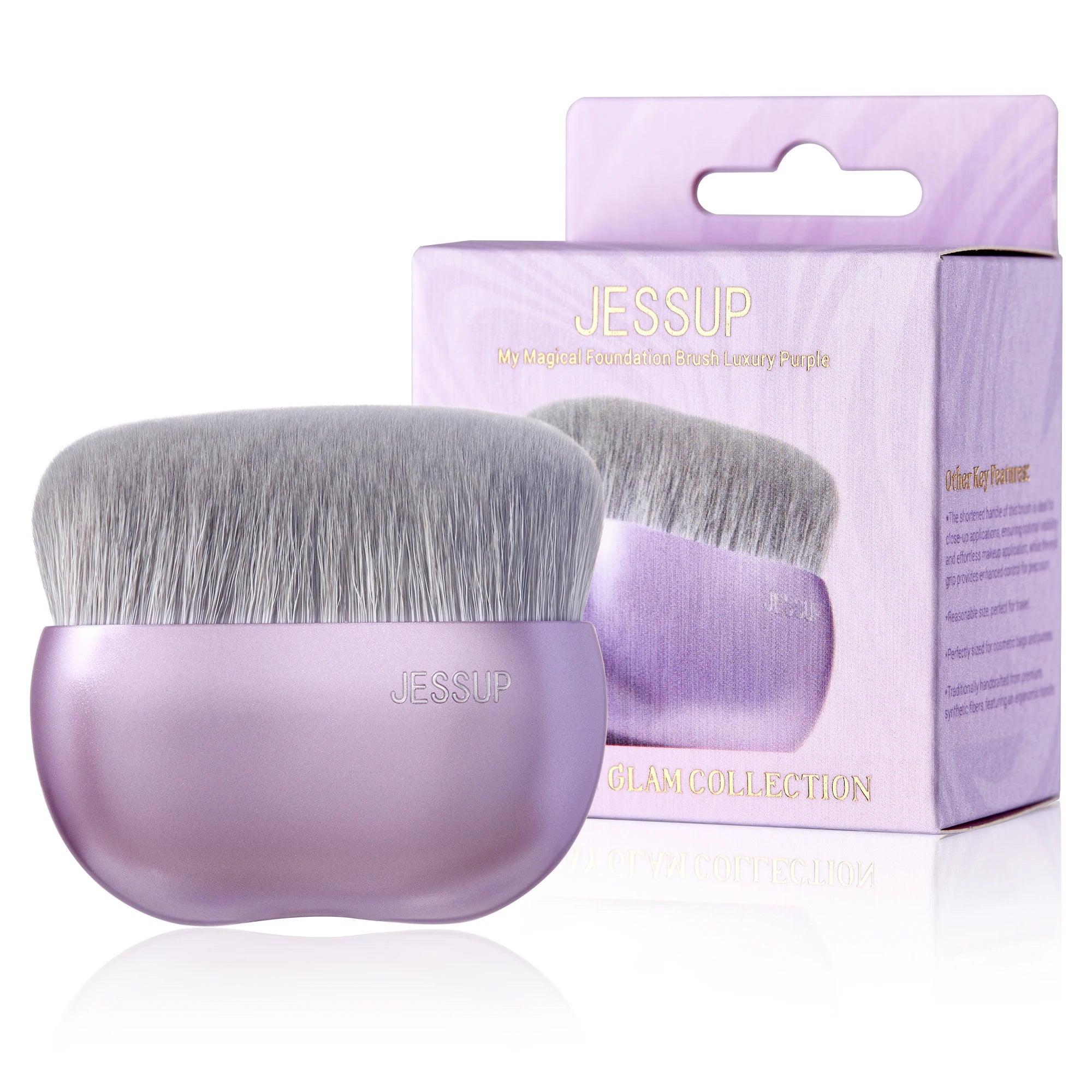 Jessup Pro Flawless Foundation Brush (SF003) – Luxury Purple Edition