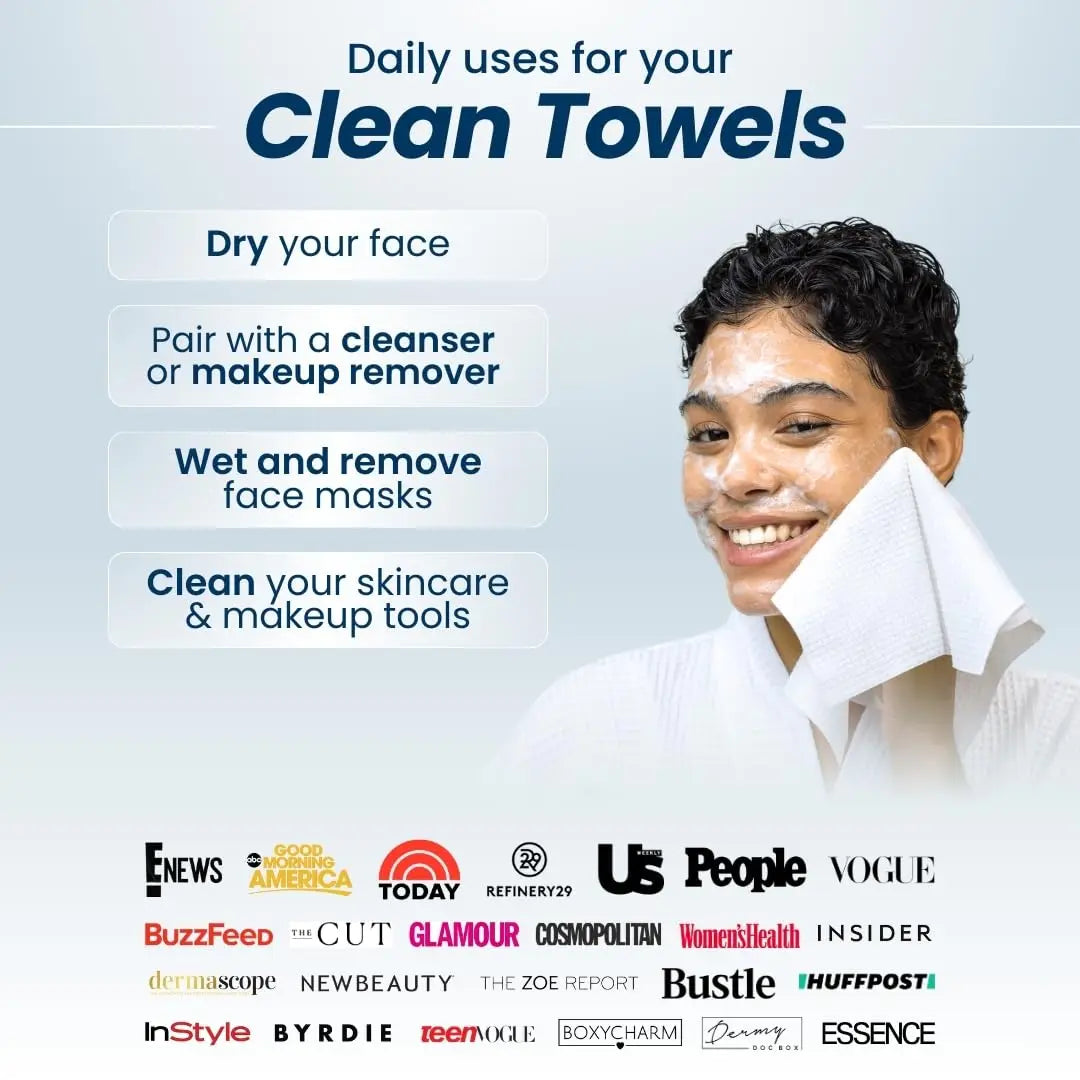 CRLOB Biodegradable Disposable Face Towels