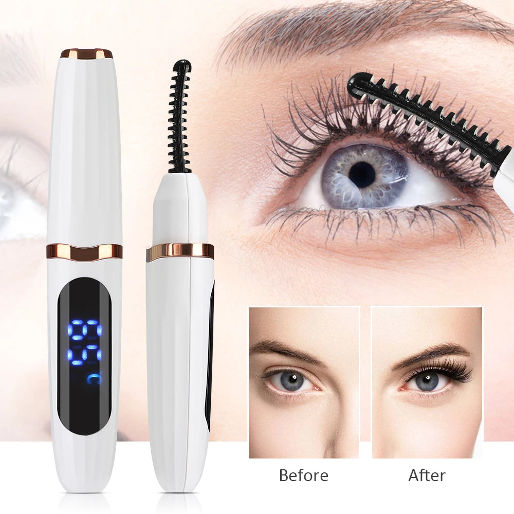 Portable Electric Eyelash Curler – Quick & Long-Lasting Curl