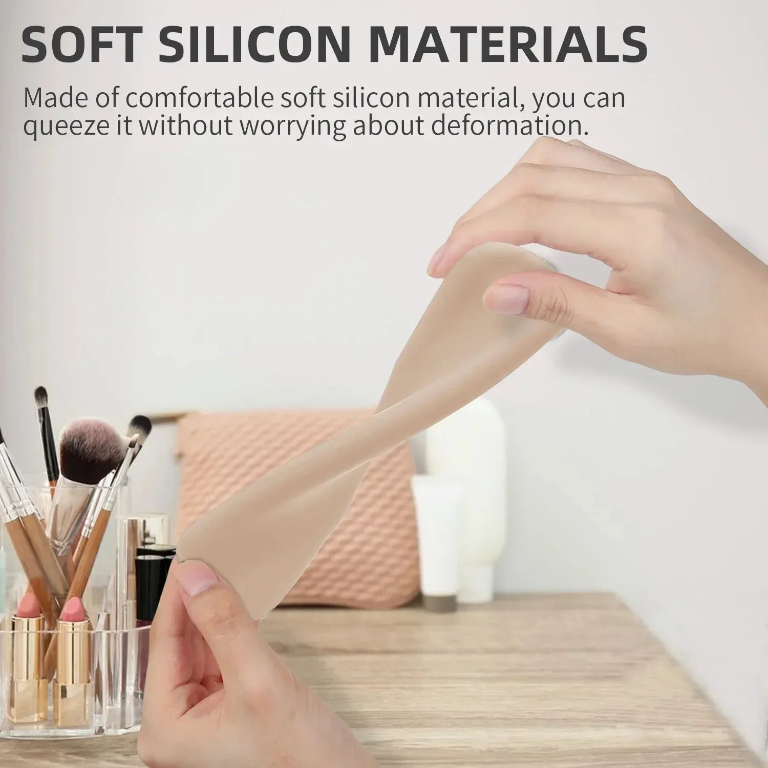 SiliconeGlow Travel Brush Case