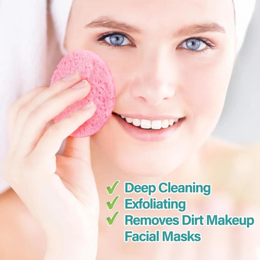 PurePuff Reusable Cellulose Facial Sponges