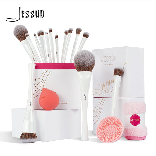 Jessup Glam Kit – 4 to 14pcs Brush Set with Extras