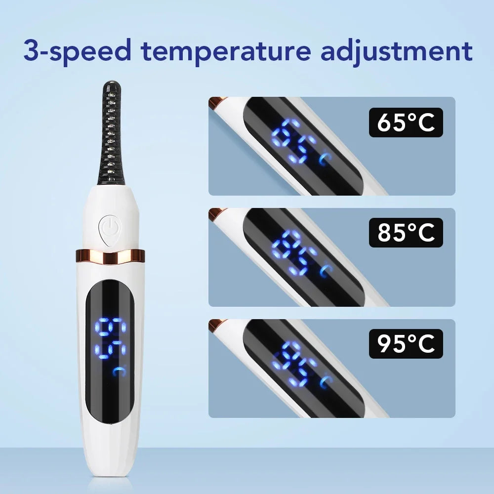 Portable Electric Eyelash Curler – Quick & Long-Lasting Curl