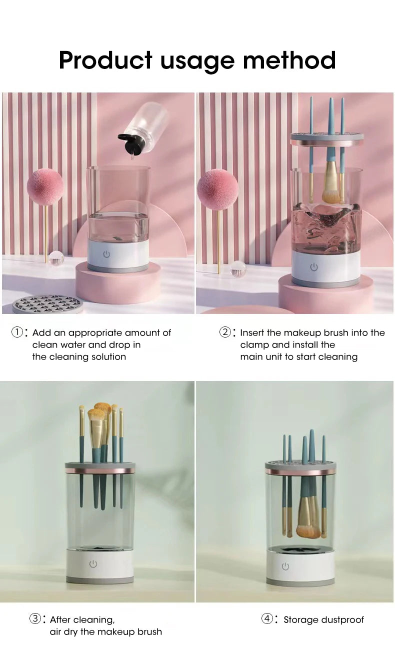 PerfectClean Portable Makeup Brush Cleaner & Sterilizer