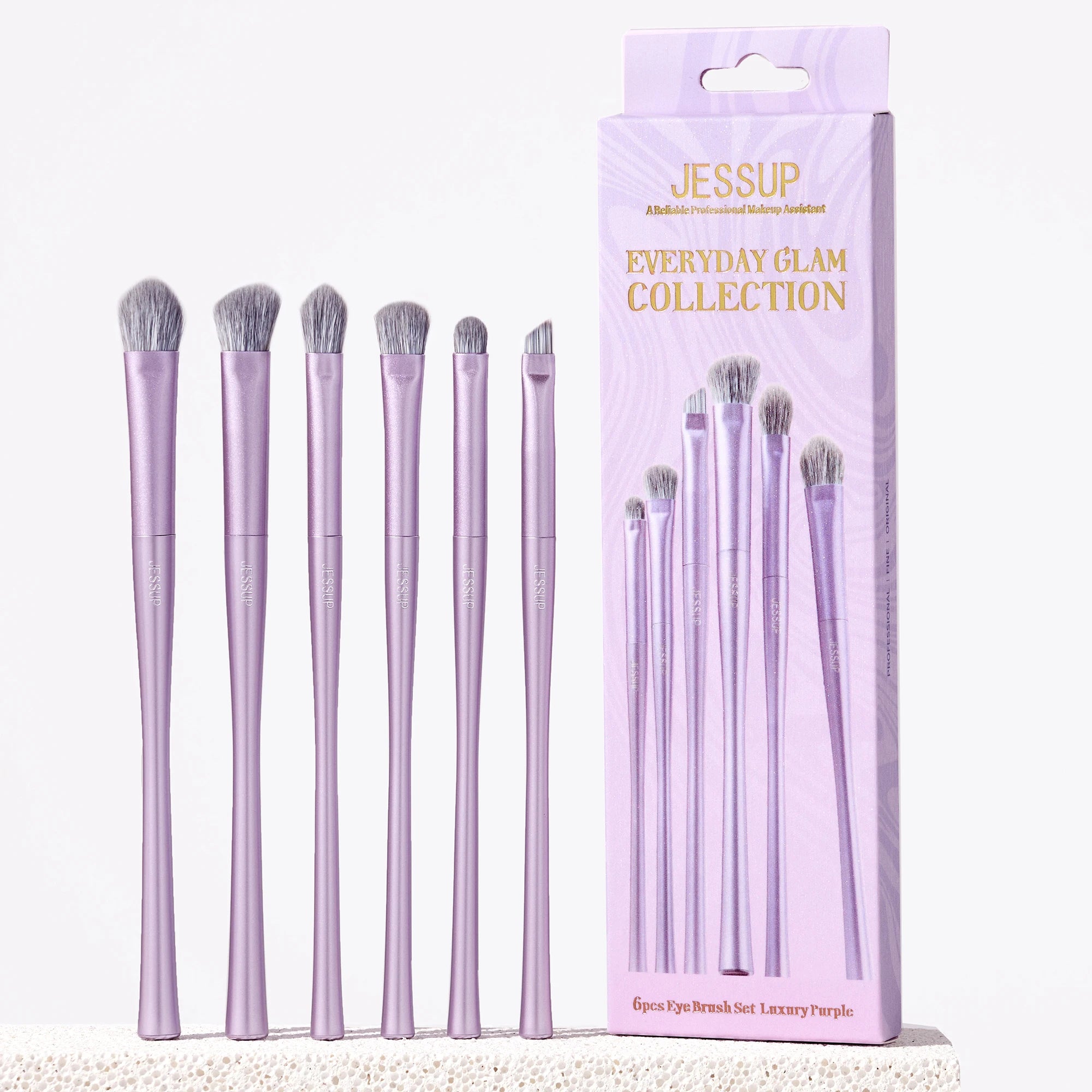 Jessup T512 Makeup Brush Set – 3 to 14pcs Vegan Brushes for Face & Eyes