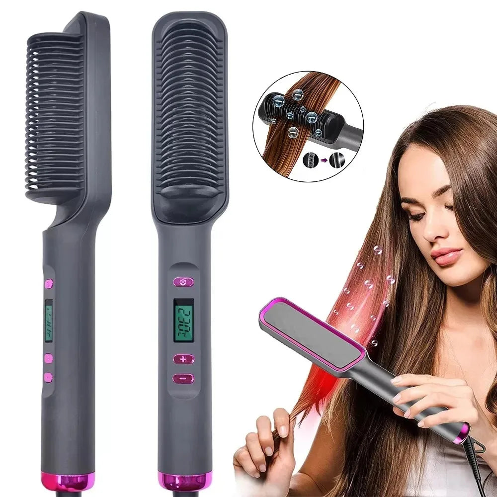 Electric Hot Comb – Multifunctional Straightener & Styling Tool