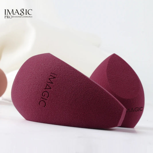 IMAGIC 10-Piece Soft Makeup Sponges – Wet & Dry Use, Multi-Shape Set