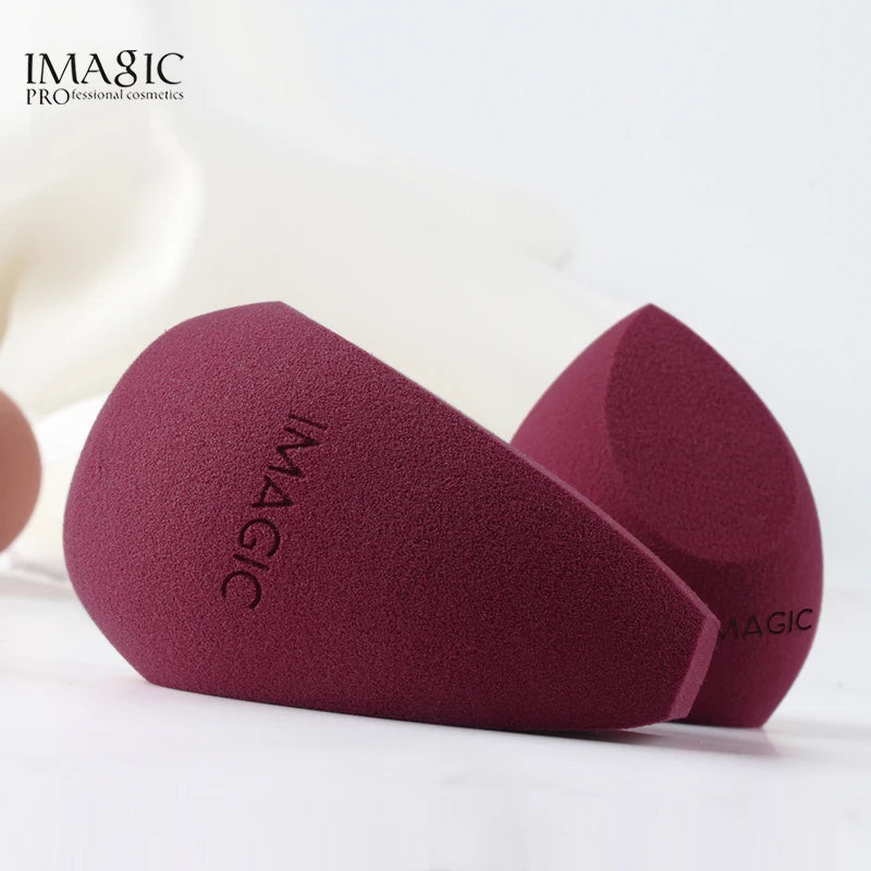 IMAGIC 10-Piece Soft Makeup Sponges – Wet & Dry Use, Multi-Shape Set