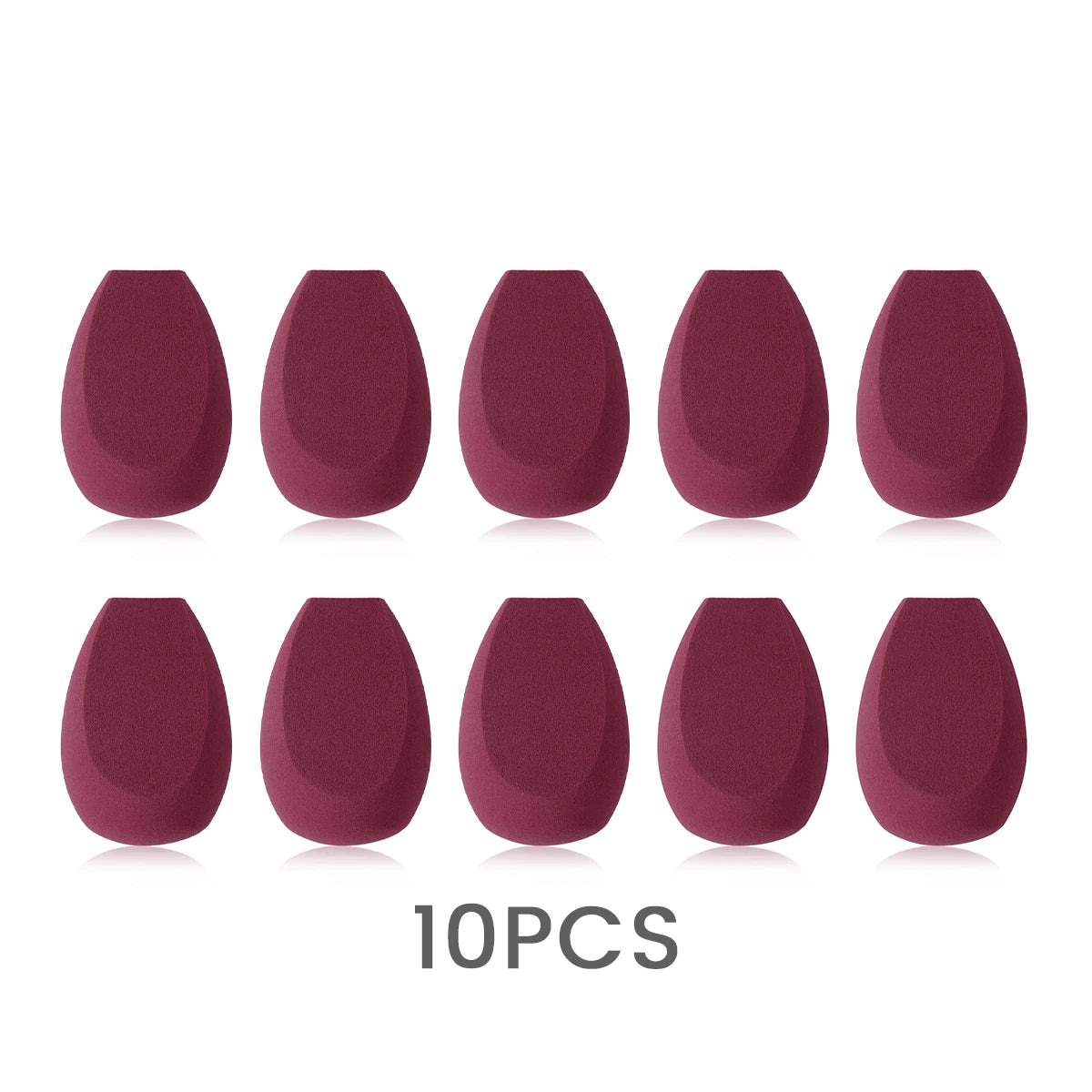 IMAGIC 10-Piece Soft Makeup Sponges – Wet & Dry Use, Multi-Shape Set