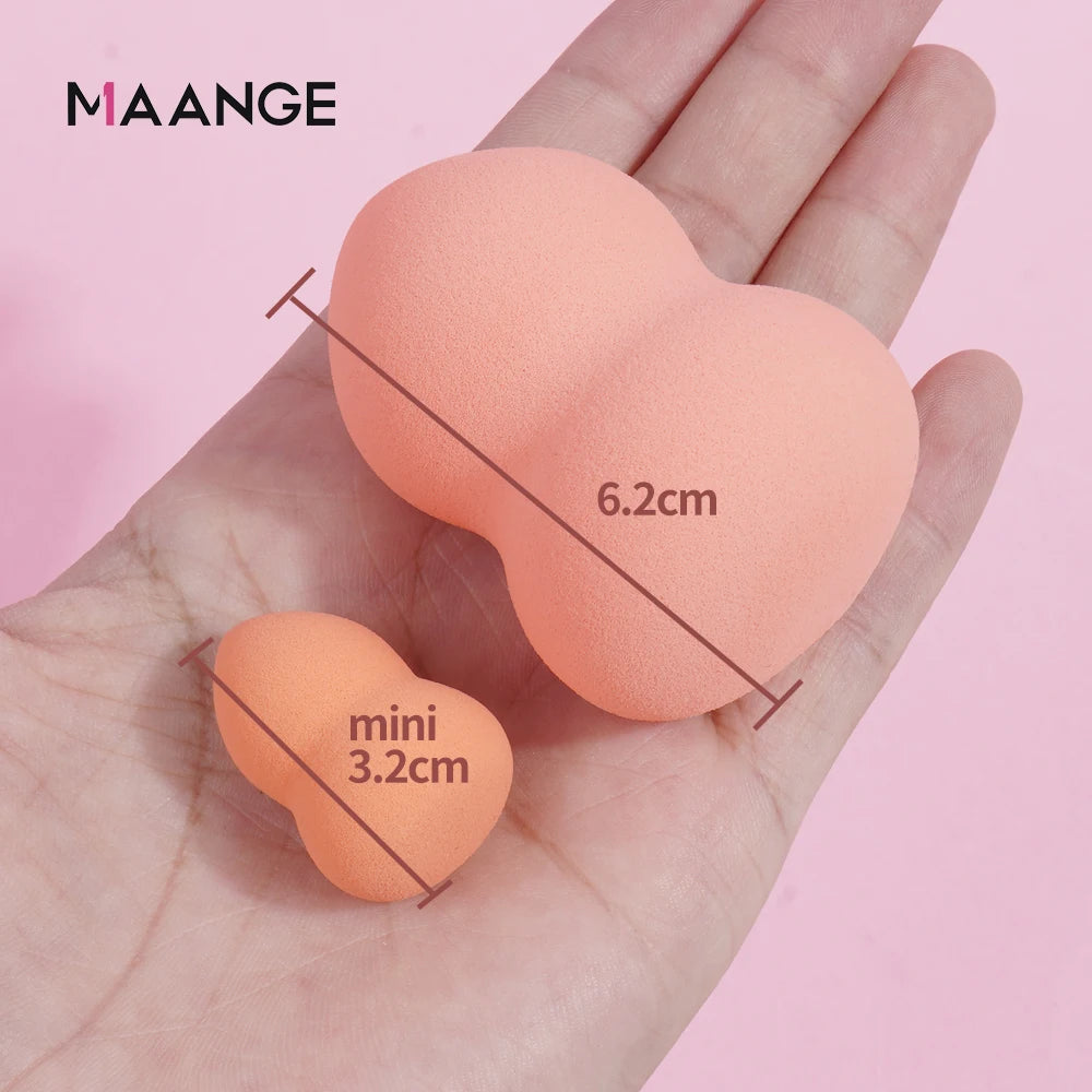 MAANGE 5-Piece Colorful Makeup Sponge Set