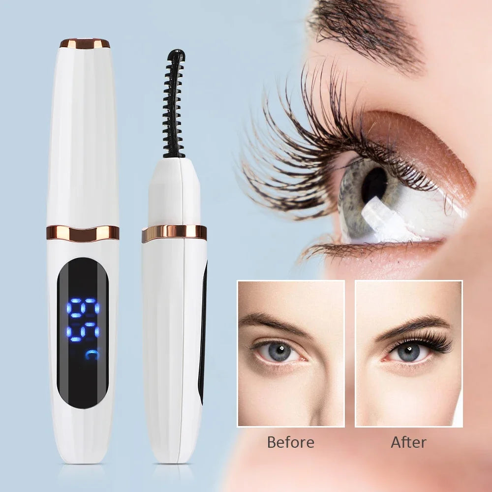 Portable Electric Eyelash Curler – Quick & Long-Lasting Curl