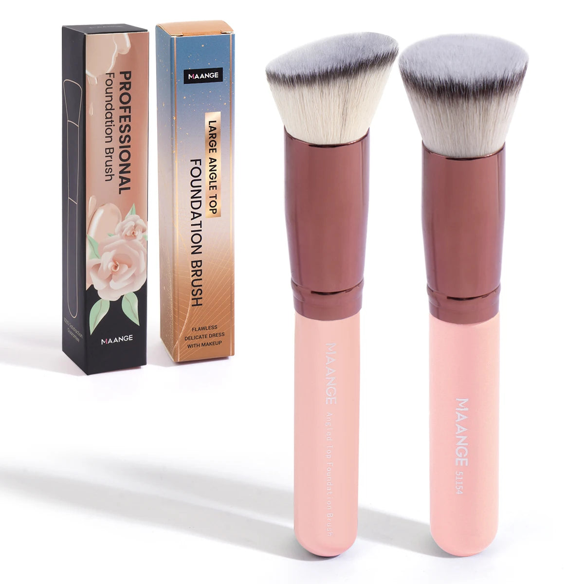 FlawlessDuo Pro Foundation Brush Set