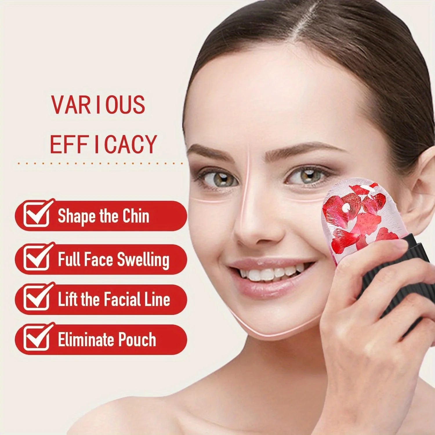 GlowIce Silicone Face Massager Set
