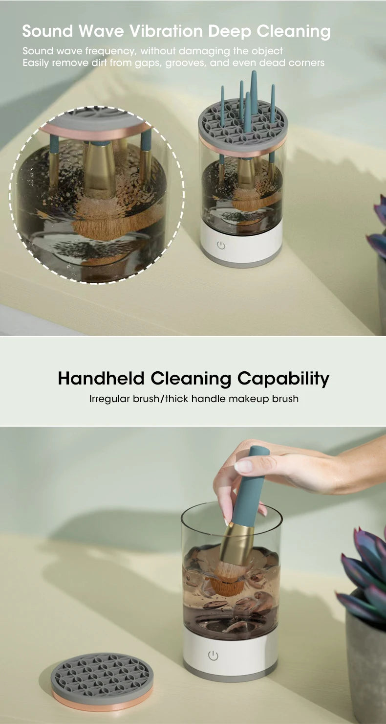 PerfectClean Portable Makeup Brush Cleaner & Sterilizer