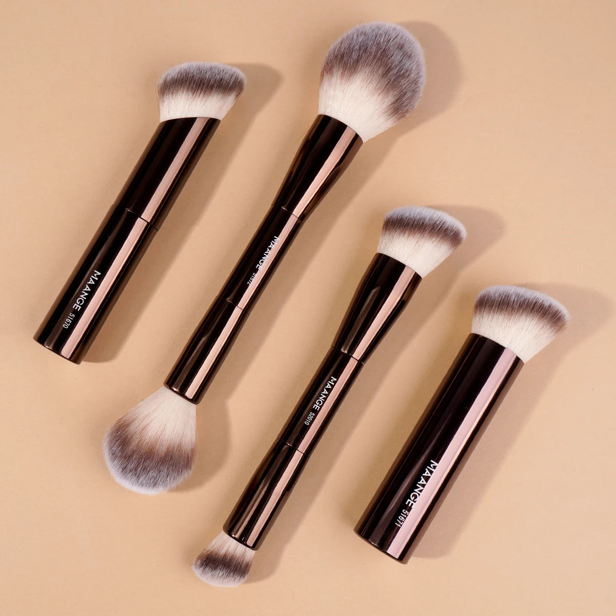 MAANGE Dual-Ended 4-in-1 Face Brush Set