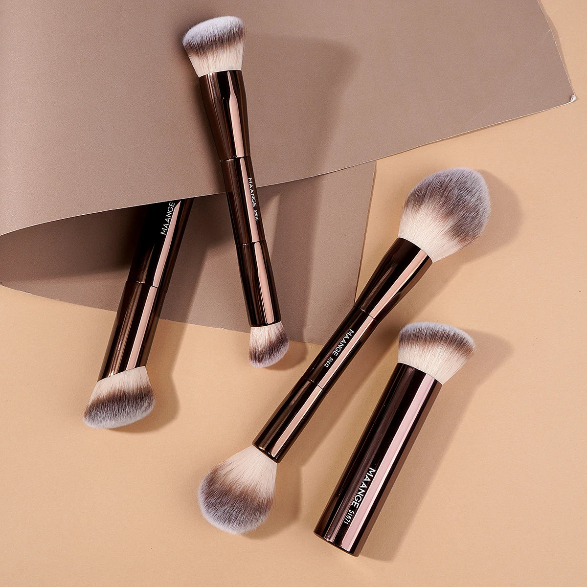 MAANGE Dual-Ended 4-in-1 Face Brush Set