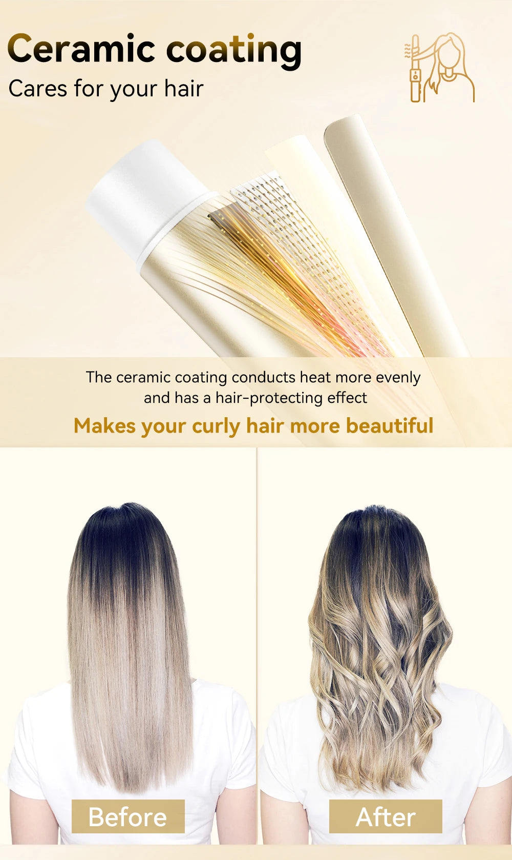 ANLAN Automatic Hair Curler – Fast Heat & Smart Temp Control