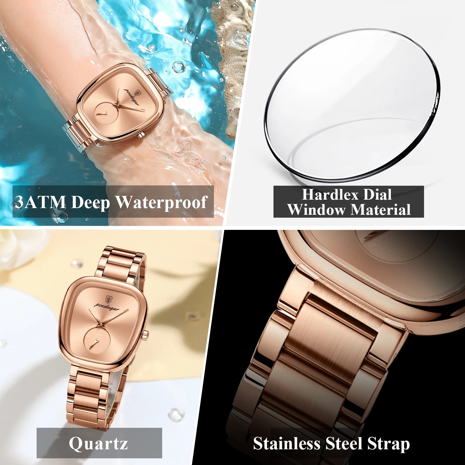 POEDAGAR Luxury Women's Watch