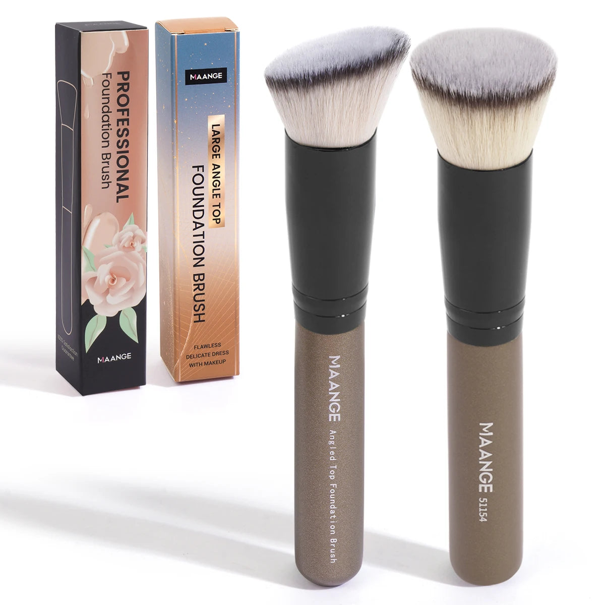 FlawlessDuo Pro Foundation Brush Set