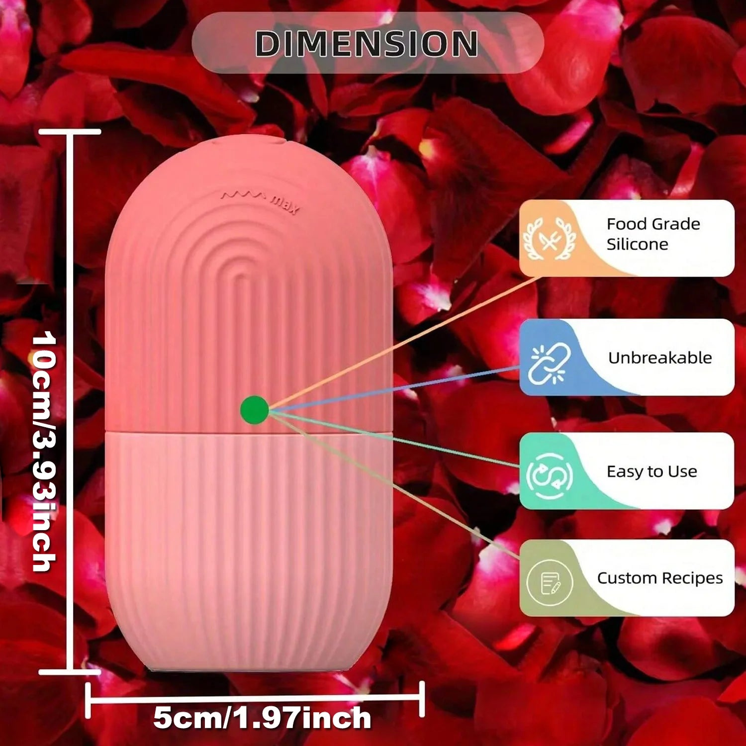 GlowIce Silicone Face Massager Set