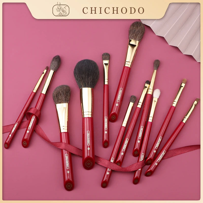 CHICHODO Luxury Professional Animal Hair Makeup Brush