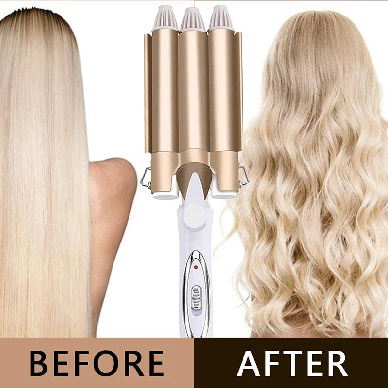 TripleWave Pro Auto Curling Wand