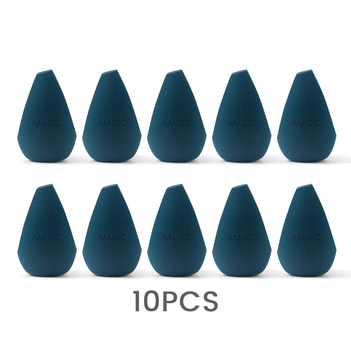 IMAGIC 10-Piece Soft Makeup Sponges – Wet & Dry Use, Multi-Shape Set