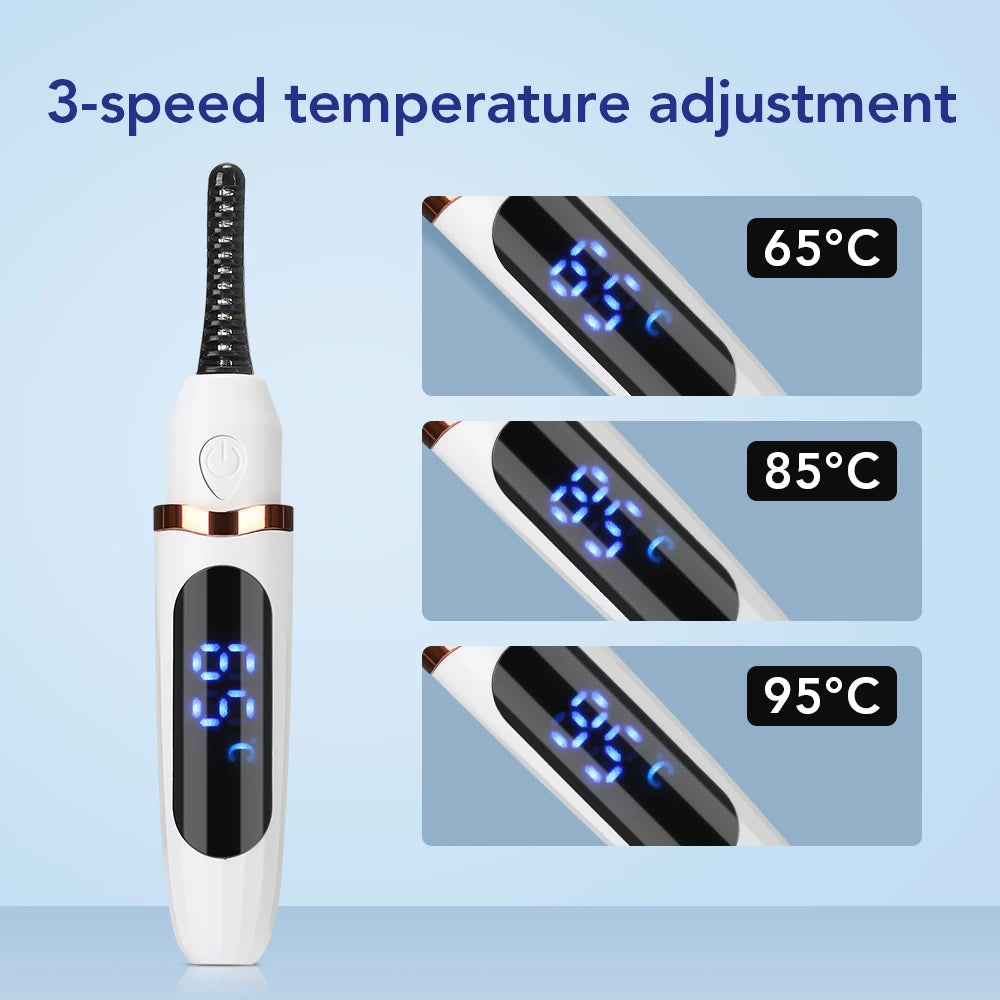 Portable Electric Eyelash Curler – Quick & Long-Lasting Curl