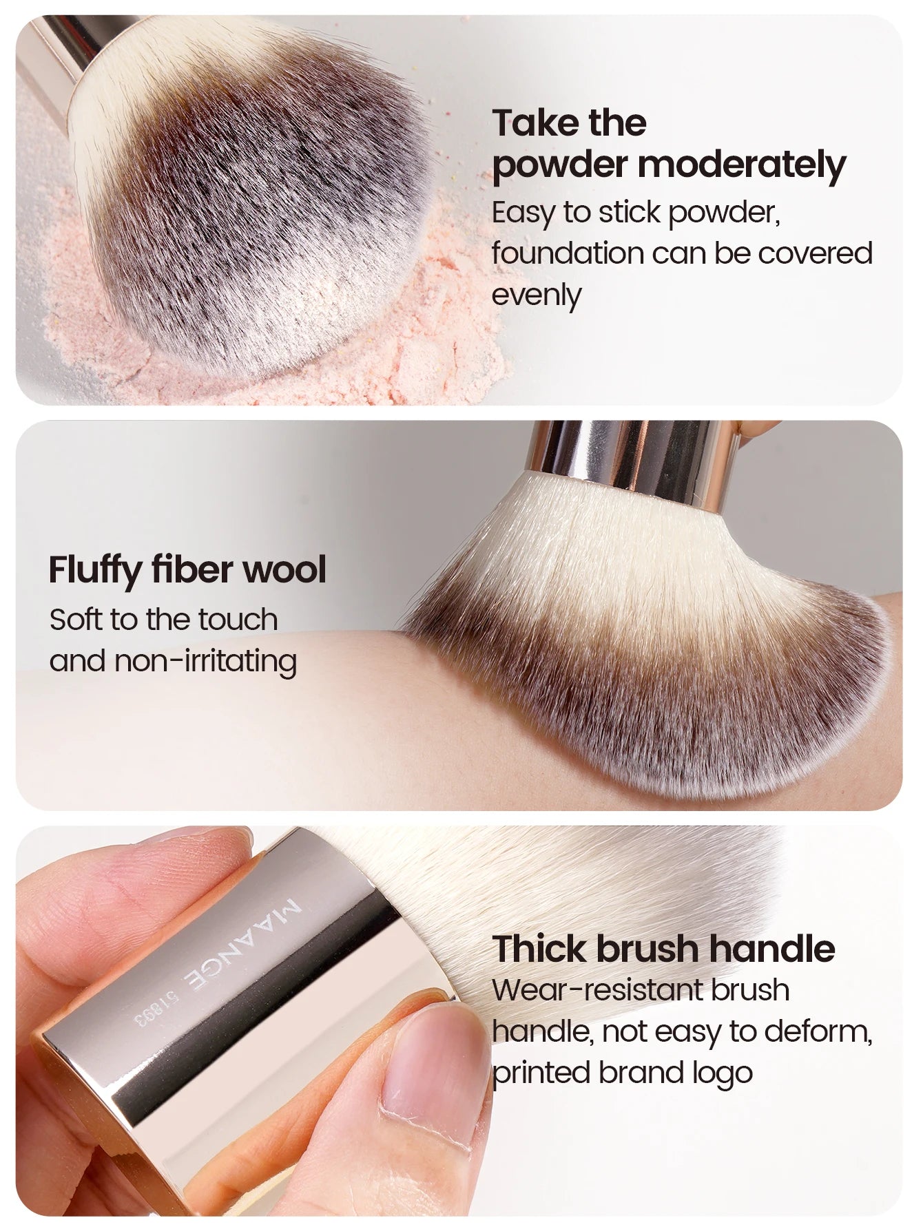 MAANGE 20-Piece Dual-End Professional Makeup Brush Set with Organizer
