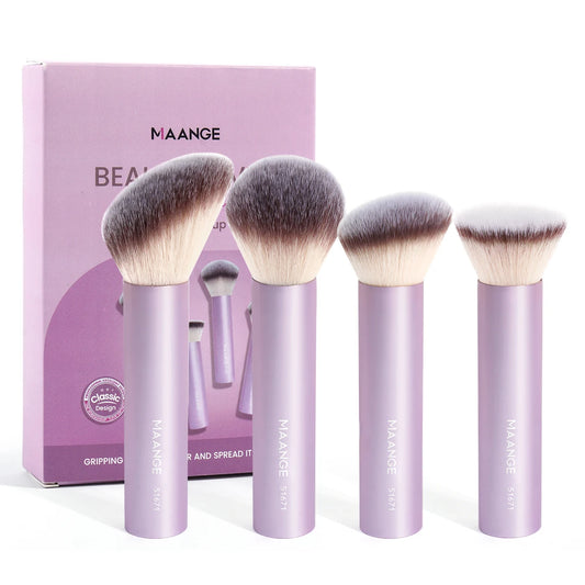 MAANGE 4-Piece Premium Face Brush Set