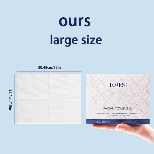 CRLOB Biodegradable Disposable Face Towels