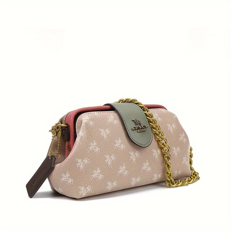 Apricot Elegance Shoulder Bag