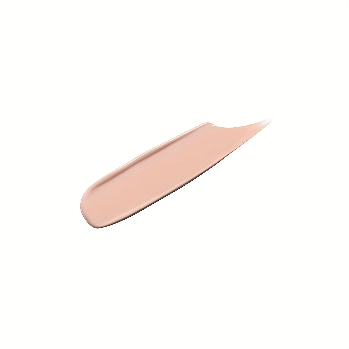 Beige makeup swatch on a white background